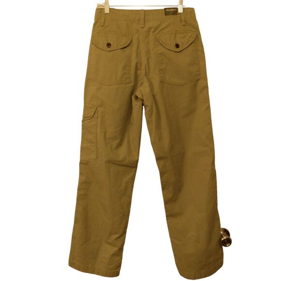 Eddie Bauer cargo pants mens 30x32 khaki tan ripstop surplus malt 5700 - Picture 2 of 11